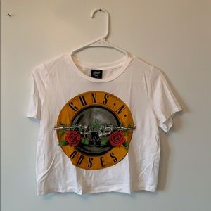 Target cropped Short Sleeve Tee